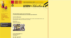 Desktop Screenshot of lesen-schreiben.com