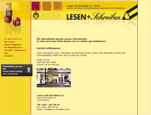 Tablet Screenshot of lesen-schreiben.com